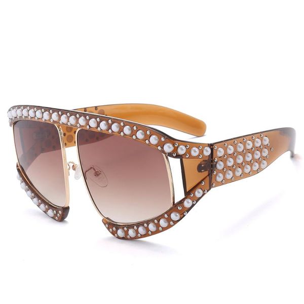 women pearls sunglasses oversized men and women fashion eyewear style sunglasses jww1805, White;black
women pearls sunglasses oversized men and women fashion eyewear style sunglasses jww1805, White;black
