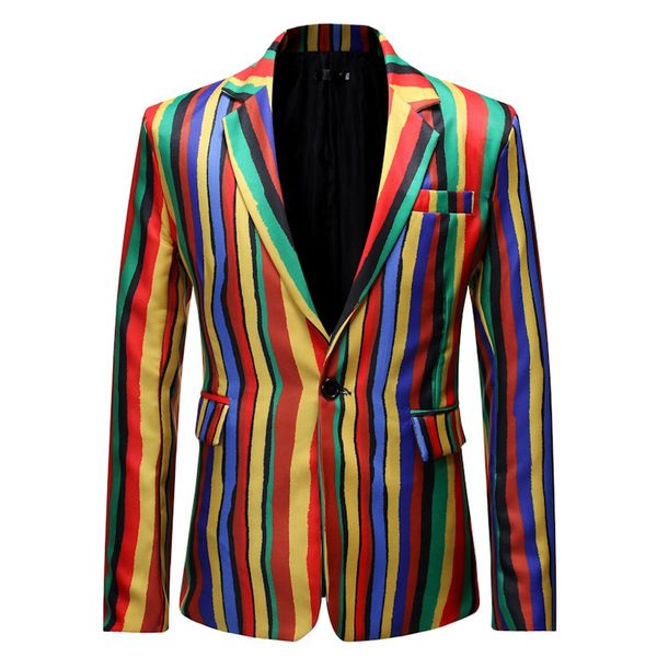 men blazer masculino sobretudo masculino blazers 2019 fashion new striped suit notched lapel slim fit stylish polyester coat z4, White;black
men blazer masculino sobretudo masculino blazers 2019 fashion new striped suit notched lapel slim fit stylish polyester coat z4, White;black
