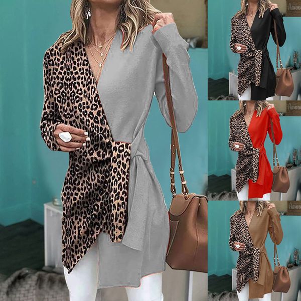 women's sweaters style cross border dress amazon selling collar leopord pattern contrast color long sleeve jacket om9203, White;black
women's sweaters style cross border dress amazon selling collar leopord pattern contrast color long sleeve jacket om9203, White;black