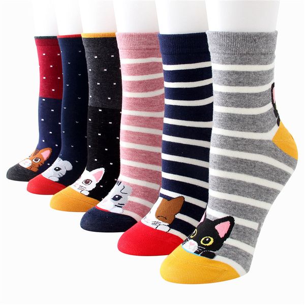 new arrival women cartoon socks 5 pairs/pack autumn-winter funny cotton sock femme and woman's animal striped sock, Black;white
new arrival women cartoon socks 5 pairs/pack autumn-winter funny cotton sock femme and woman's animal striped sock, Black;white