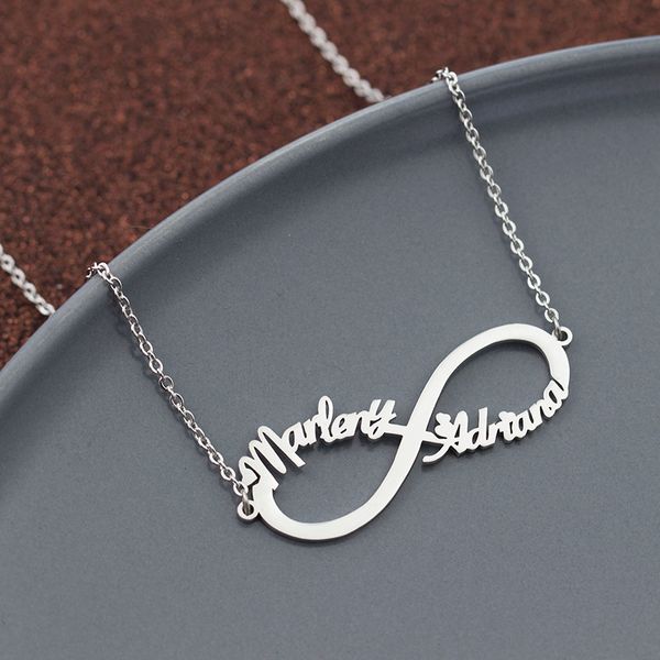 customized infinity name necklace personalized nameplate choker necklaces for women men jewelry friendship bridesmaid gift bff, Silver
customized infinity name necklace personalized nameplate choker necklaces for women men jewelry friendship bridesmaid gift bff, Silver