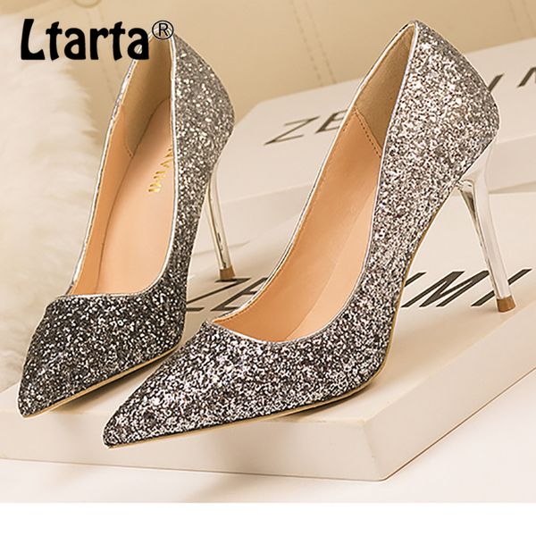 2020 new autumn women's shoes high-heeled shallow mouth pointed gradient sequins thin nightclub high heel women's shoes zwm, Black
2020 new autumn women's shoes high-heeled shallow mouth pointed gradient sequins thin nightclub high heel women's shoes zwm, Black
