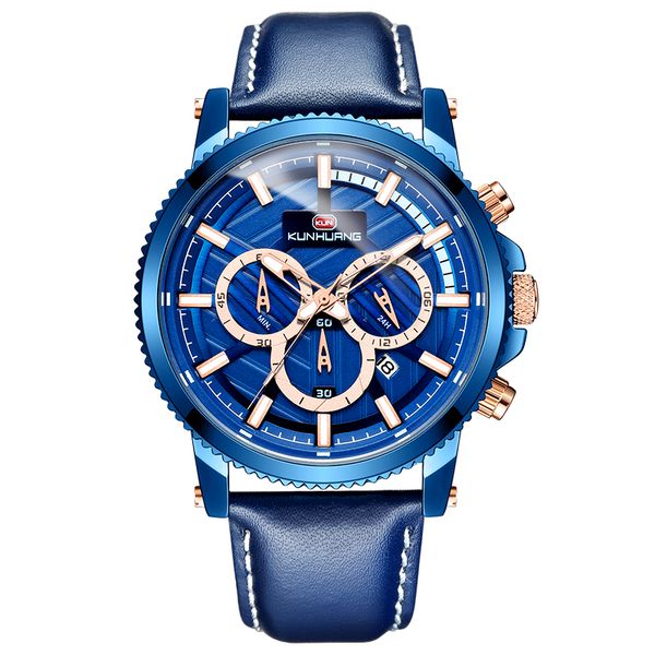 kunhuang 1001 mens business wrist watches calendar quartz clock waterproof sports military chronograph men leather watch reloj, Slivery;brown
kunhuang 1001 mens business wrist watches calendar quartz clock waterproof sports military chronograph men leather watch reloj, Slivery;brown