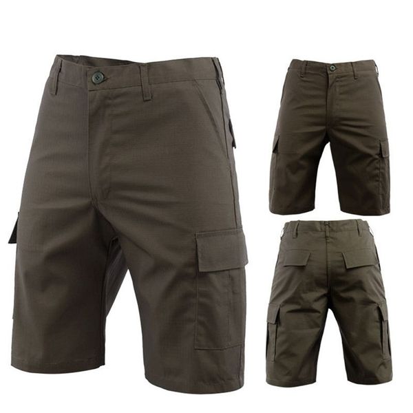 training tactical shorts mens summer outdoor hiking sports camouflage shorts wearproof plaid multi pocket cargo, Brown;gray
training tactical shorts mens summer outdoor hiking sports camouflage shorts wearproof plaid multi pocket cargo, Brown;gray