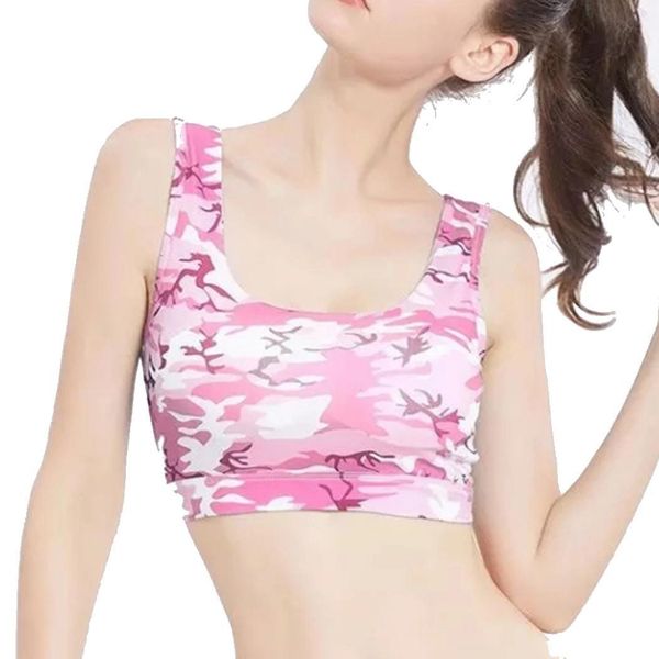 women casual comfort camouflage crop stretch breathable all seasons sport short yoga u neck bra, White;black
women casual comfort camouflage crop stretch breathable all seasons sport short yoga u neck bra, White;black