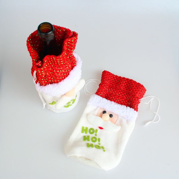 1pc santa claus wine bottle cover christmas decorations xmas dinner party gift bags table supplies for home decor
1pc santa claus wine bottle cover christmas decorations xmas dinner party gift bags table supplies for home decor