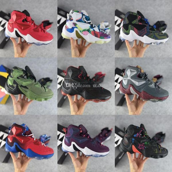 box with new arrival xiii 13 basketball shoes for black white red purple splitl men s training sneakers shoes eur 40-46
box with new arrival xiii 13 basketball shoes for black white red purple splitl men s training sneakers shoes eur 40-46