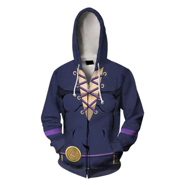 причудливые приключения jojo golden wind giogio тонкие толстовки с капюшоном leone abbacchio повседневная одежда с молнией, Black
причудливые приключения jojo golden wind giogio тонкие толстовки с капюшоном leone abbacchio повседневная одежда с молнией, Black