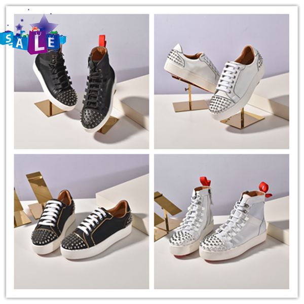 wholesale new red bottom spike sock designer casual shoes , red sole flats with krystal spikes, Black
wholesale new red bottom spike sock designer casual shoes , red sole flats with krystal spikes, Black