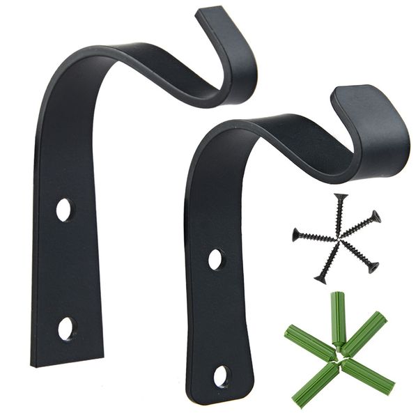 2pc coat hooks wall mounted hook hangers curved hooks plants bracket for hanging lantern home kitchen wall bathroom device
2pc coat hooks wall mounted hook hangers curved hooks plants bracket for hanging lantern home kitchen wall bathroom device