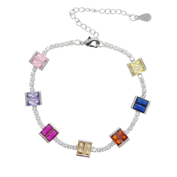 link, chain hip hop women bracelet iced out single rainbow zirconia bling tennis bracelets cz jewelry, Black
link, chain hip hop women bracelet iced out single rainbow zirconia bling tennis bracelets cz jewelry, Black