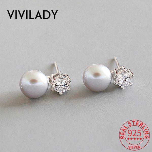 vivilady european brand natural pearl 925 sterling silver women stud earrings chic cubic zirconia for wedding party jewelry, Golden;silver
vivilady european brand natural pearl 925 sterling silver women stud earrings chic cubic zirconia for wedding party jewelry, Golden;silver