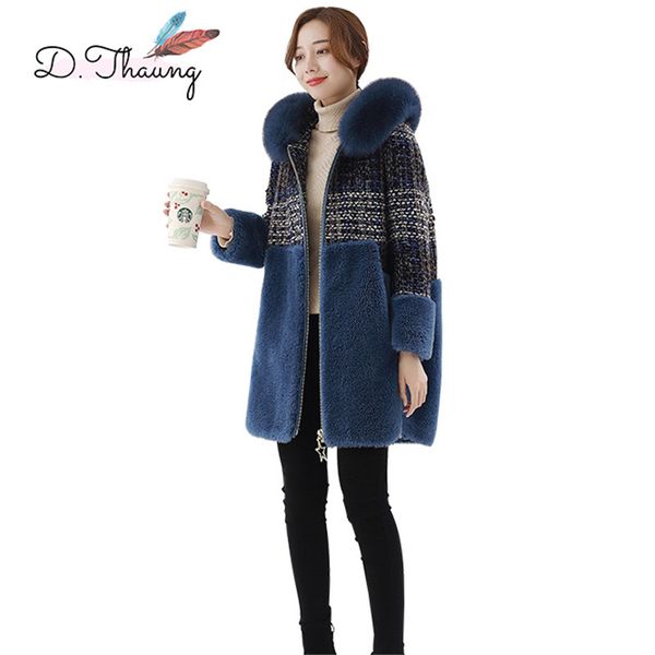 jacket winter female 2018 new stitching medium long women cotton coat high-end hooded fur collar ladies parkas cw645, Black
jacket winter female 2018 new stitching medium long women cotton coat high-end hooded fur collar ladies parkas cw645, Black