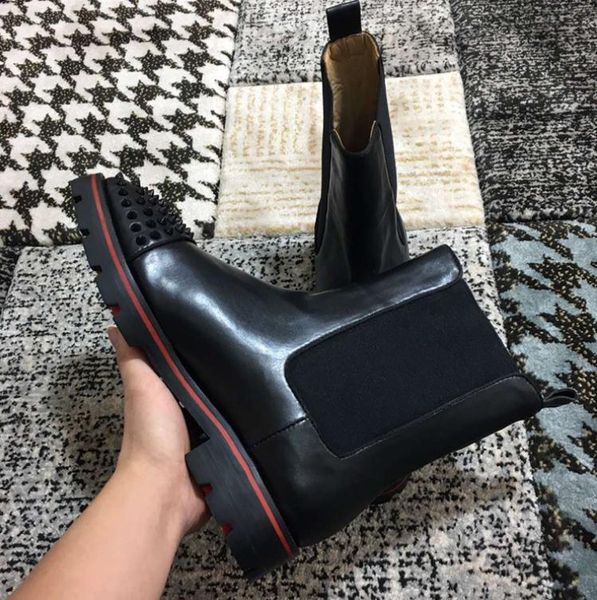 2019 red boots for men spikes toe luxury designer footwear slip on booties outdoor party wedding loafers, Black
2019 red boots for men spikes toe luxury designer footwear slip on booties outdoor party wedding loafers, Black