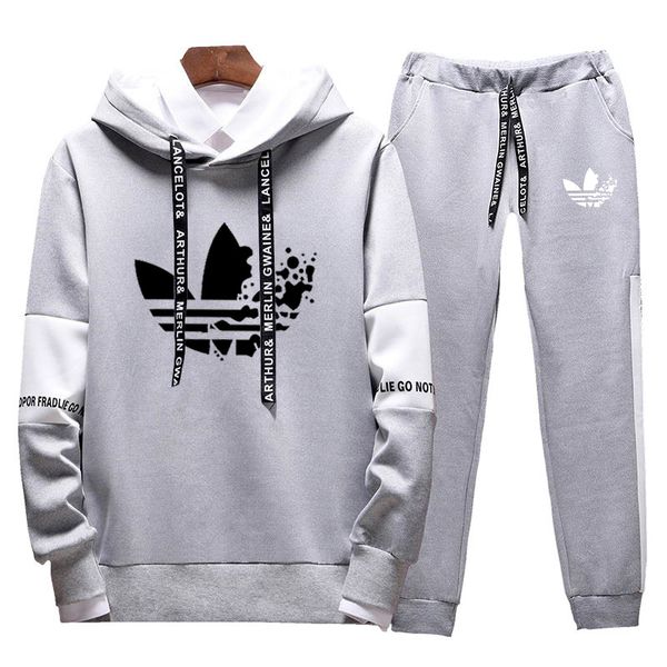 2019 new hoodie suit spring and autumn men's two-color sewing hoodie running clothes men's jogging suit fitness sportswear, Black;blue
2019 new hoodie suit spring and autumn men's two-color sewing hoodie running clothes men's jogging suit fitness sportswear, Black;blue