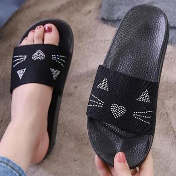 summer shoes women home indoor slippers fashion rhinestones women flat non-slip slippers lovers casual beach xx445, Black
summer shoes women home indoor slippers fashion rhinestones women flat non-slip slippers lovers casual beach xx445, Black