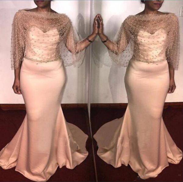 plus size 2019 evening dresses with beads pearls cape dubai arabic formal party gowns crystal sash african mermaid prom dress custom, Black;red
plus size 2019 evening dresses with beads pearls cape dubai arabic formal party gowns crystal sash african mermaid prom dress custom, Black;red
