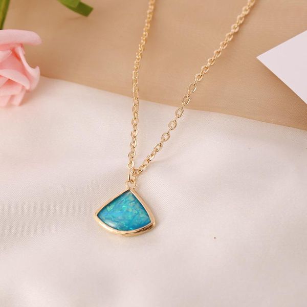 fashion-retro metal semi-precious stones pendant for women female elegant temperament water drop necklace birthday jewelry gift, Silver 
fashion-retro metal semi-precious stones pendant for women female elegant temperament water drop necklace birthday jewelry gift, Silver