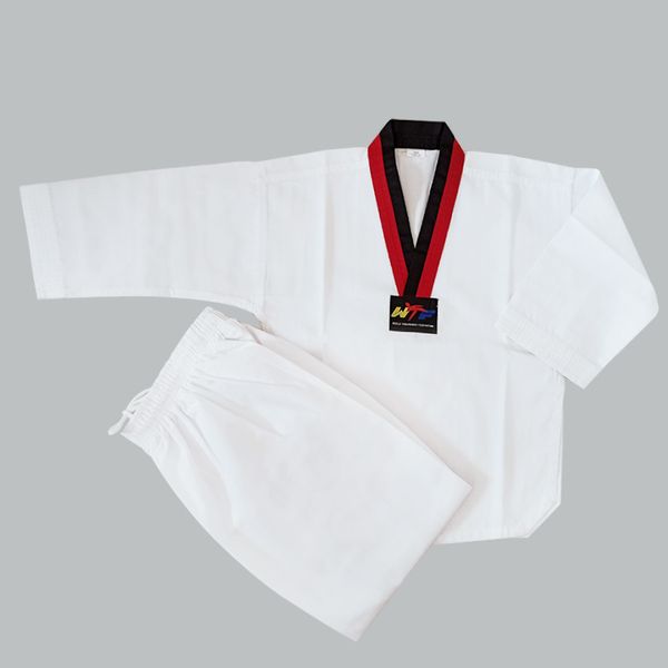 taekwondo clothing three stripes solid color polyester cotton children paragraph taekwondo gi trousers
taekwondo clothing three stripes solid color polyester cotton children paragraph taekwondo gi trousers
