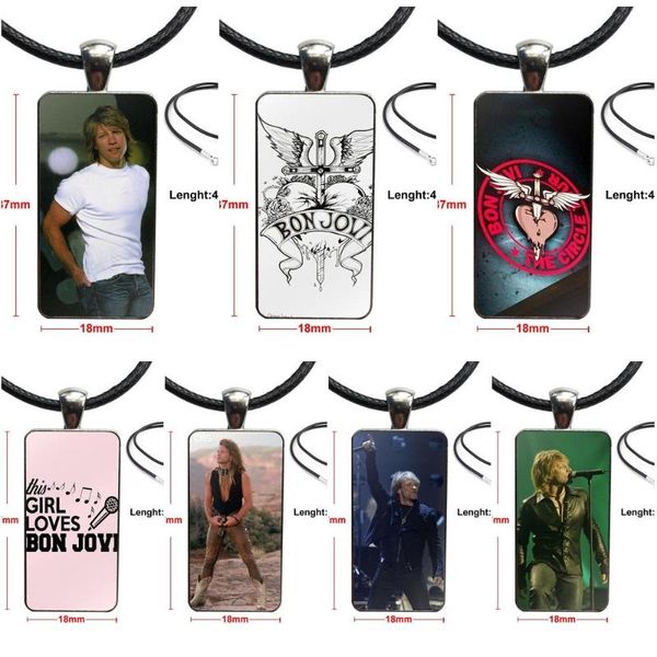 for women men party rock band star jon glass cabochon pendant necklace rectangle fashion necklace, Silver
for women men party rock band star jon glass cabochon pendant necklace rectangle fashion necklace, Silver