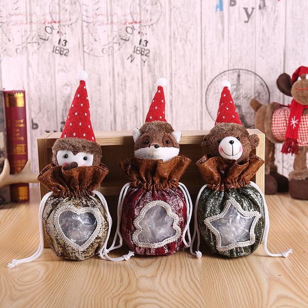 15x30 cm christmas gift bags owl, cub, xmas candy bag merry christmas apple bag new year decorations
15x30 cm christmas gift bags owl, cub, xmas candy bag merry christmas apple bag new year decorations