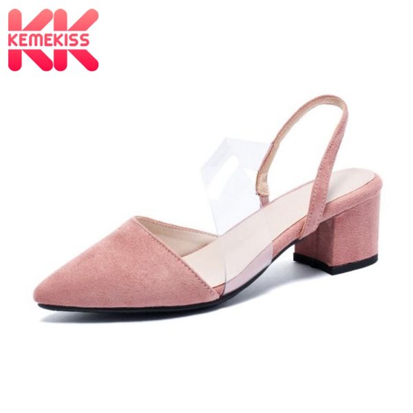 kemekiss women sandals shoes fashion square heels shoes women fashion pointed toe solid color casual footwear size 31-43, Black
kemekiss women sandals shoes fashion square heels shoes women fashion pointed toe solid color casual footwear size 31-43, Black