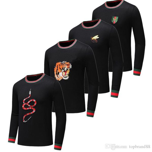 fashion snake print embroidered sweater men's hoodie street hip hop slim fit men's sweater men's casual fashion, White;black
fashion snake print embroidered sweater men's hoodie street hip hop slim fit men's sweater men's casual fashion, White;black