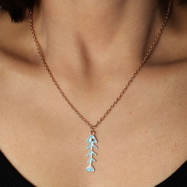 gold color cute fish bone chain necklaces & pendants for women sea style handmade jewelry accessories colar, Golden;silver
gold color cute fish bone chain necklaces & pendants for women sea style handmade jewelry accessories colar, Golden;silver