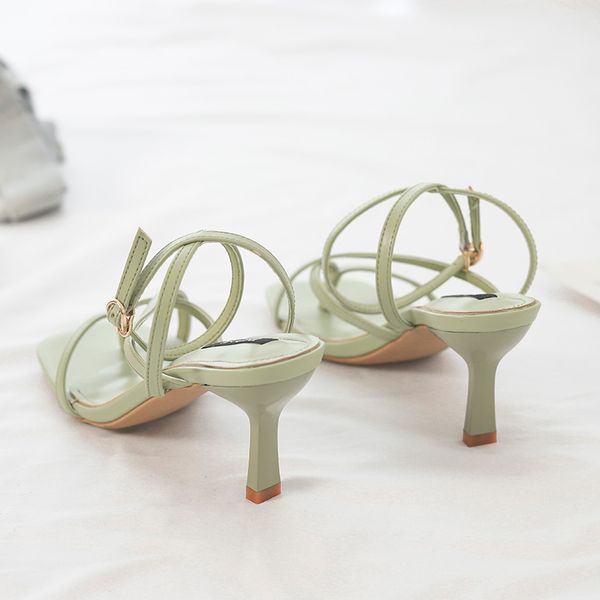 buckle strap high heel sandal for women med sandals stiletto heels suit female beige 2020 women's summer shoes espadrilles, Black
buckle strap high heel sandal for women med sandals stiletto heels suit female beige 2020 women's summer shoes espadrilles, Black