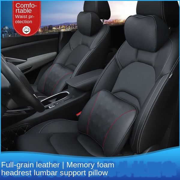 car leather headrest lumbar cushion set car memory foam neck pillow lumbar cushion cowhide pillow neck
car leather headrest lumbar cushion set car memory foam neck pillow lumbar cushion cowhide pillow neck