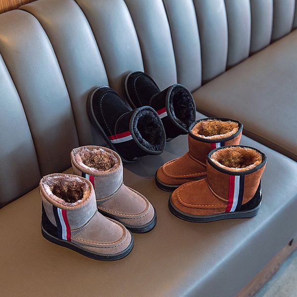hkxn 2019 new winter children' shoes warm cotton pad girls snow boots children' rubber boots girls non-slip suede, Black;grey
hkxn 2019 new winter children' shoes warm cotton pad girls snow boots children' rubber boots girls non-slip suede, Black;grey
