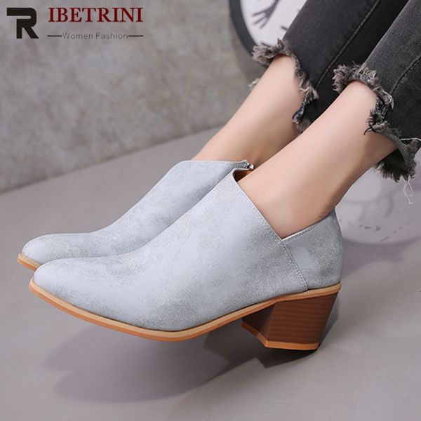 ribetrini bid size 35-43 new female chunky heels shoes woman fashion zip spring autumn retro pumps women party office pumps, Black
ribetrini bid size 35-43 new female chunky heels shoes woman fashion zip spring autumn retro pumps women party office pumps, Black