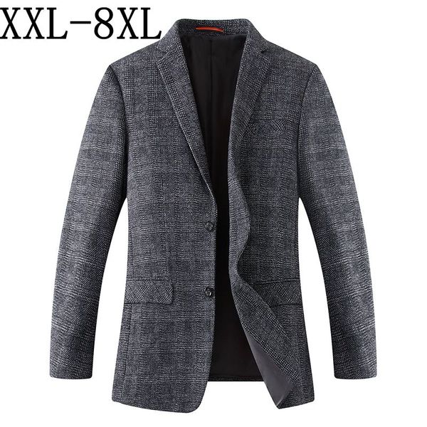 8xl 7xl 2018 new arrival brand clothing wool jacket autumu suit jacket men blazer fashion loose male suits casual blazers men, White;black
8xl 7xl 2018 new arrival brand clothing wool jacket autumu suit jacket men blazer fashion loose male suits casual blazers men, White;black