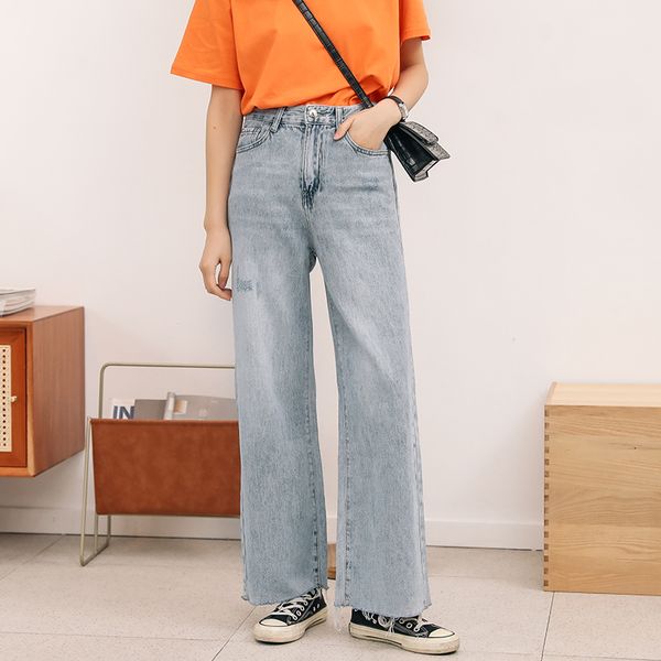 women's jeans xuan elegant female autumn wind wide-legged loose trousers of tall waist drape straight boom, Blue
women's jeans xuan elegant female autumn wind wide-legged loose trousers of tall waist drape straight boom, Blue