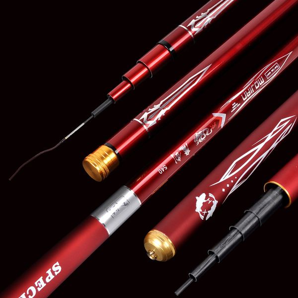 3.6m-7.2m telescopic fishing rod carbon fiber fishing pole ultra-light carp rod super hard stream hand rod for big fish a042
3.6m-7.2m telescopic fishing rod carbon fiber fishing pole ultra-light carp rod super hard stream hand rod for big fish a042