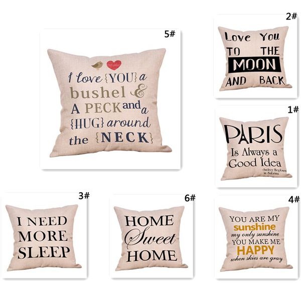 letter print pillow cover 18*18 inch flax pillow case fashion sofa cushion cover home decoration pillow cover customizable dbc vt0408
letter print pillow cover 18*18 inch flax pillow case fashion sofa cushion cover home decoration pillow cover customizable dbc vt0408
