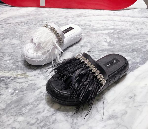 gladiator platform women's sandals 2020 summer fashion feather fur women chunky beach slippers comfortable flip flops, Black
gladiator platform women's sandals 2020 summer fashion feather fur women chunky beach slippers comfortable flip flops, Black