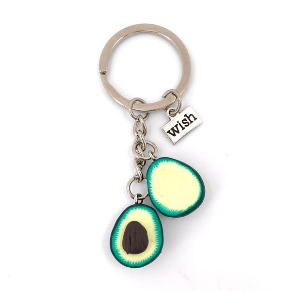 2020 new simulation fruit avocado wish keychain key ring fashion pendant key holder jewelry gift for women men, Silver
2020 new simulation fruit avocado wish keychain key ring fashion pendant key holder jewelry gift for women men, Silver
