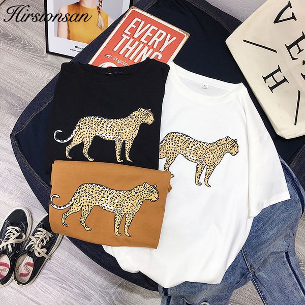 hirsionsan корейского лето leopard t shirt женщины 2020 хлопок сыпучих o-образный вырез с коротким рукавом тис белого harajuku черного punk, White
hirsionsan корейского лето leopard t shirt женщины 2020 хлопок сыпучих o-образный вырез с коротким рукавом тис белого harajuku черного punk, White