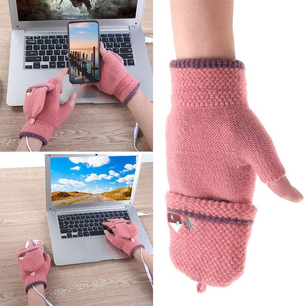 1 pair winter usb charging gloves hand warmer heating cashmere material suitable for games typing fashion and youthful, Black
1 pair winter usb charging gloves hand warmer heating cashmere material suitable for games typing fashion and youthful, Black