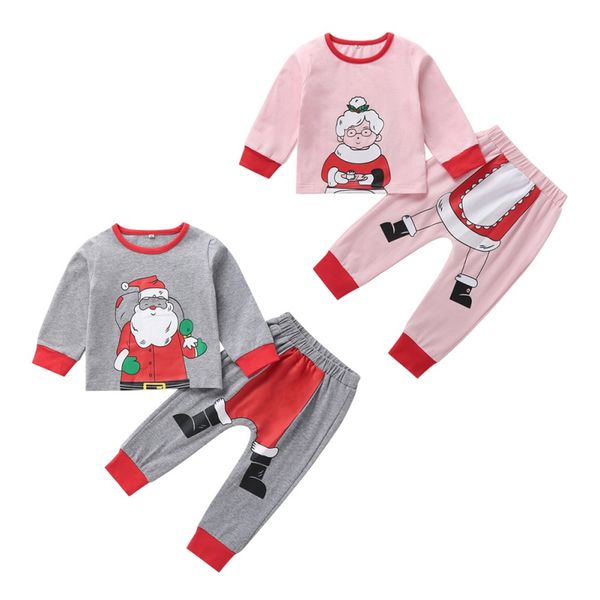 christmas autumn baby kids girls boys set long sleeve cartoon print blouse+pants pajamas sleepwear set, White
christmas autumn baby kids girls boys set long sleeve cartoon print blouse+pants pajamas sleepwear set, White