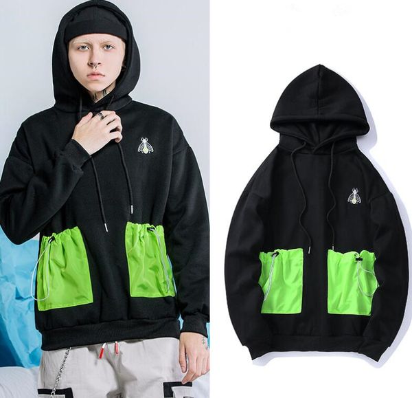 new hoodie tide brand fluorescent green big pocket fashion warm plus velvet sweatshirt hip hop men and women sportswear jacket sweaterm-xxl, Black
new hoodie tide brand fluorescent green big pocket fashion warm plus velvet sweatshirt hip hop men and women sportswear jacket sweaterm-xxl, Black