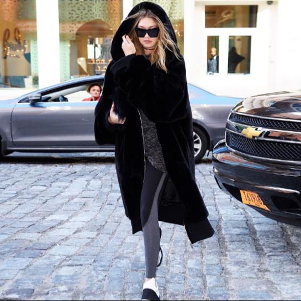 long faux fur coat women 2019 winter solid color long sleeve stand collar loose green outerwear plus size 5xl 6xl 7xl z284, Black
long faux fur coat women 2019 winter solid color long sleeve stand collar loose green outerwear plus size 5xl 6xl 7xl z284, Black