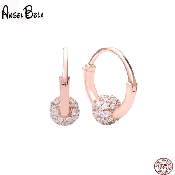 925 sterling silver shine cz beads hoop earrings for women wedding gift fashion rose gold jewelry, Golden;silver
925 sterling silver shine cz beads hoop earrings for women wedding gift fashion rose gold jewelry, Golden;silver