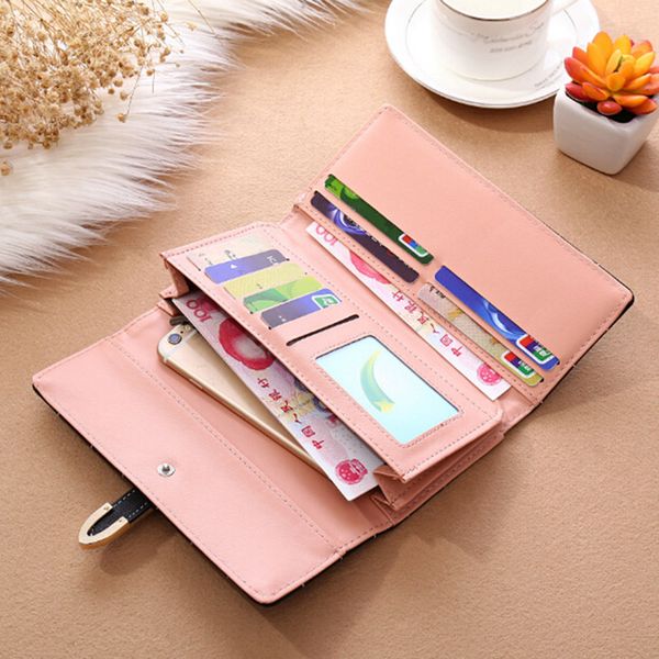 2017 women vintage long pu leather trifold purse coin wallet handbag money bag 19ing, Red;black
2017 women vintage long pu leather trifold purse coin wallet handbag money bag 19ing, Red;black