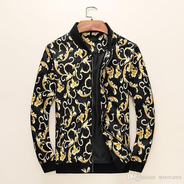 20sfashion designer gold floral jacket mens windbreaker fabric stand-up collar fashionable men'scasual jacket medusa size m-3xl, Black;brown
20sfashion designer gold floral jacket mens windbreaker fabric stand-up collar fashionable men'scasual jacket medusa size m-3xl, Black;brown