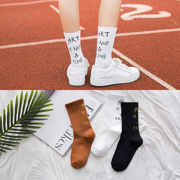 fashion cotton male/female crew letter socks print pattern hip hop tide brand interesting novelty white skarpetki, Black;white
fashion cotton male/female crew letter socks print pattern hip hop tide brand interesting novelty white skarpetki, Black;white