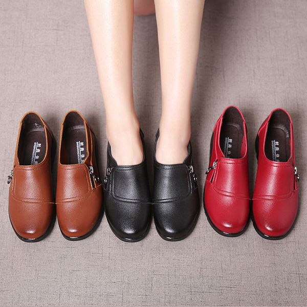 slash zipper casual leather slip on platform shoes women leisure simple waterproof daily shoes round toe flat sole thick shoe, Black
slash zipper casual leather slip on platform shoes women leisure simple waterproof daily shoes round toe flat sole thick shoe, Black