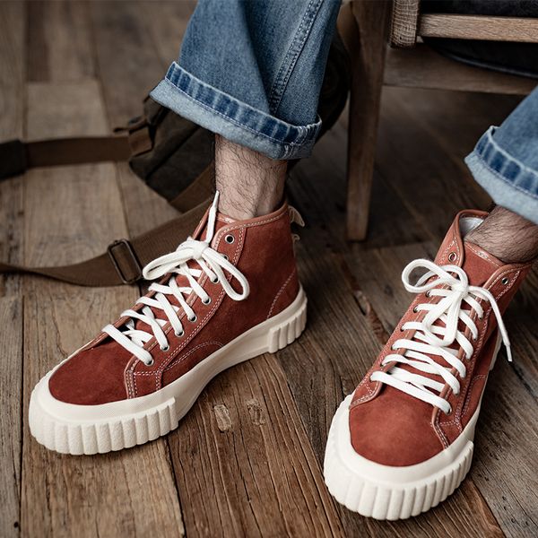 men's casual shoes genuine leather spring soft breathable sneakers natural leather skin vulcanized shoes non-slip r5-81, Black
men's casual shoes genuine leather spring soft breathable sneakers natural leather skin vulcanized shoes non-slip r5-81, Black