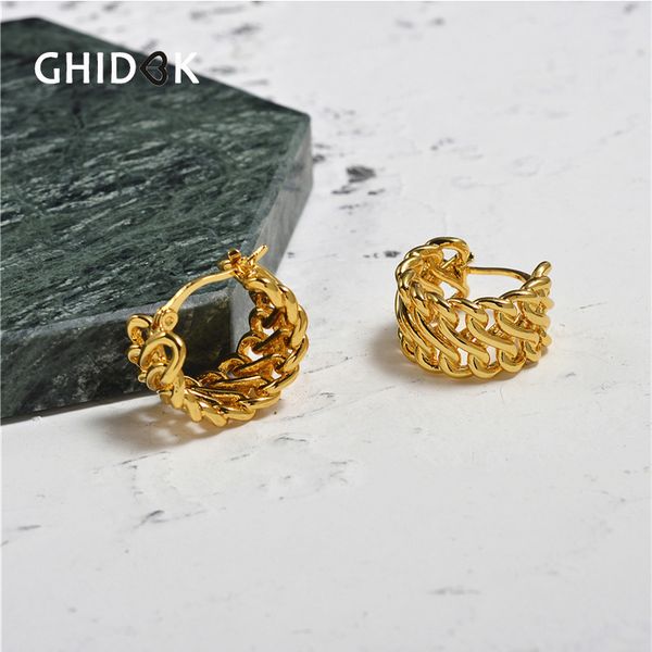 ghidbk gold color metal twisted hoop earrings for women modern small hoops earrings 2cm minimalist hollow statement, Golden
ghidbk gold color metal twisted hoop earrings for women modern small hoops earrings 2cm minimalist hollow statement, Golden